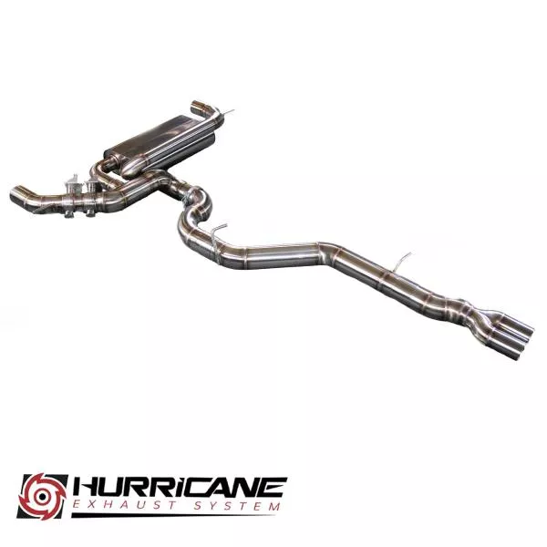 Hurricane Exhaust 3.5" ECE Klappenanlage für Audi RS3 8V 367PS VFL Sportback